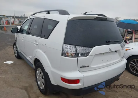 2012 Mitsubishi Outlander Es from USA, damaged, VIN JA4AS2AW9CU016086